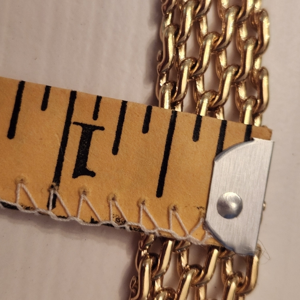 Monet Signed Goldtone Ladies Chain Necklace - Picture 6 of 6